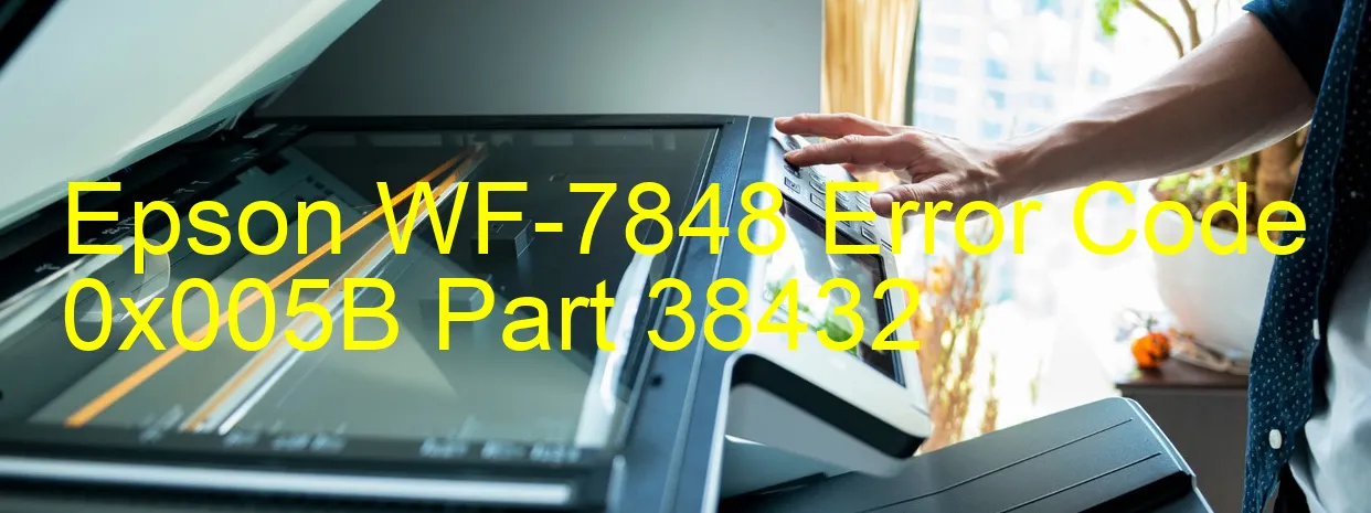 Epson WF-7848 Código de error 0x005B