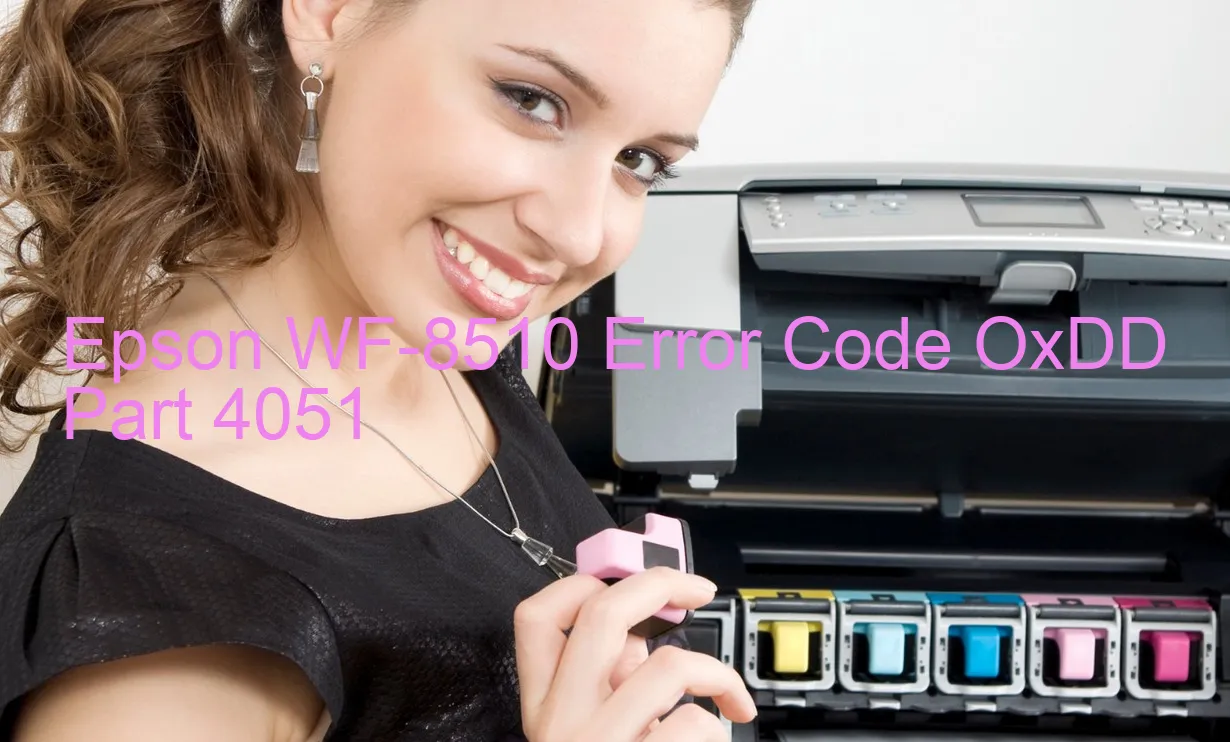 Epson WF-8510 Código de error OxDD