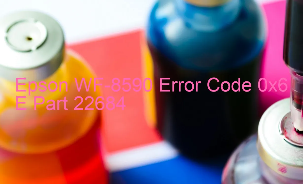 Epson WF-8590 Código de error 0x6 E