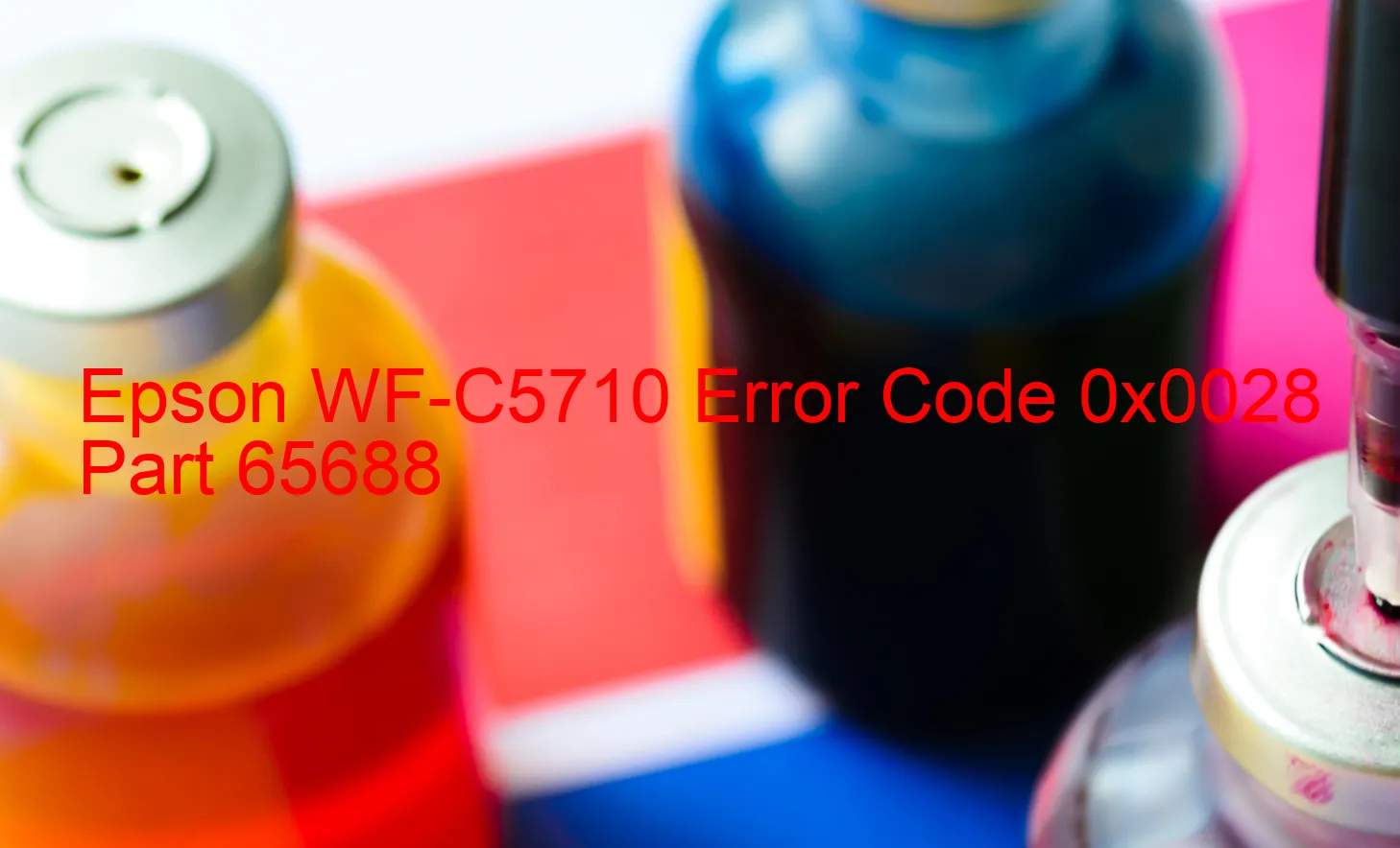 Epson WF-C5710 Código de error 0x0028