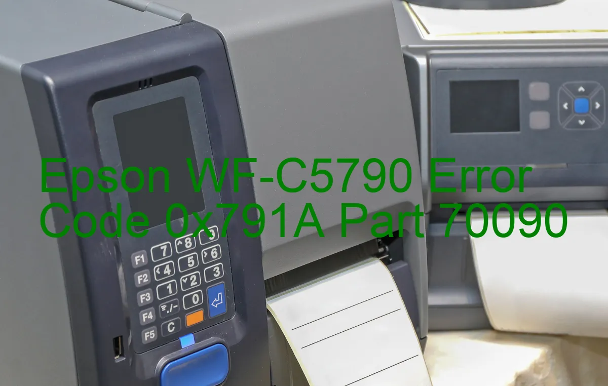 Epson WF-C5790 Código de error 0x791A