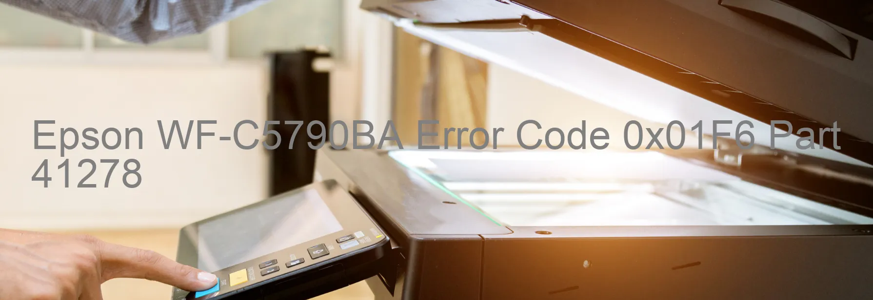 Epson WF-C5790BA Código de error 0x01F6