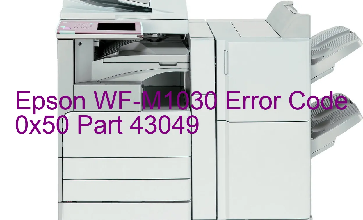 Epson WF-M1030 Código de error 0x50