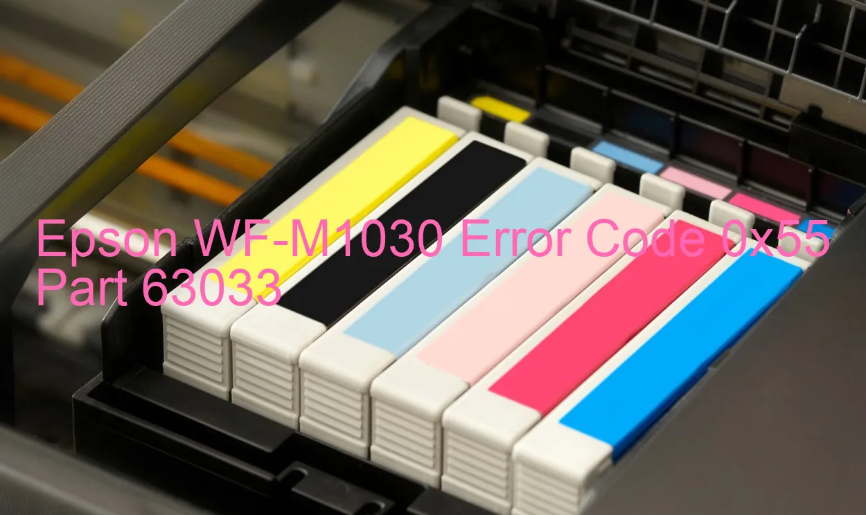 Epson WF-M1030 Código de error 0x55