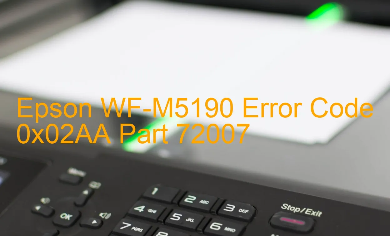 Epson WF-M5190 Código de error 0x02AA