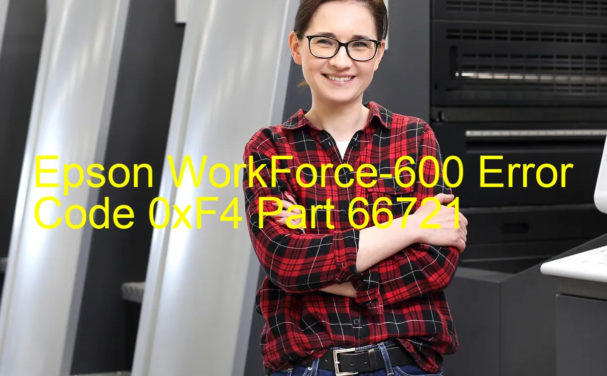 Epson WorkForce-600 Código de error 0xF4