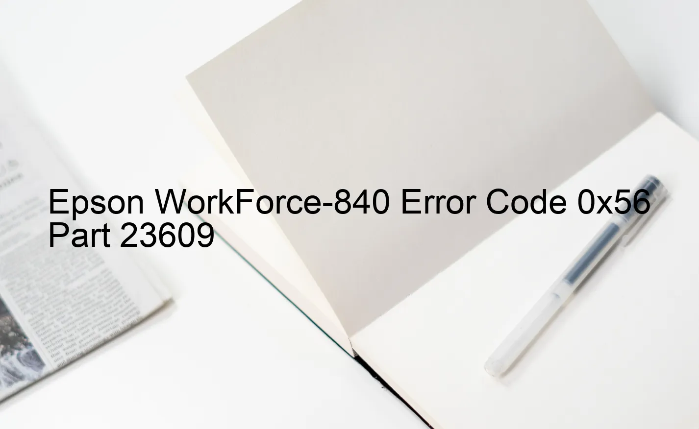 Epson WorkForce-840 Código de error 0x56