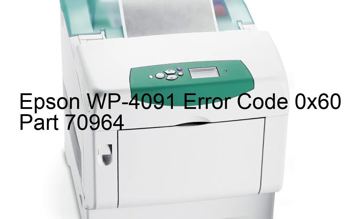 Epson WP-4091 Código de error 0x60