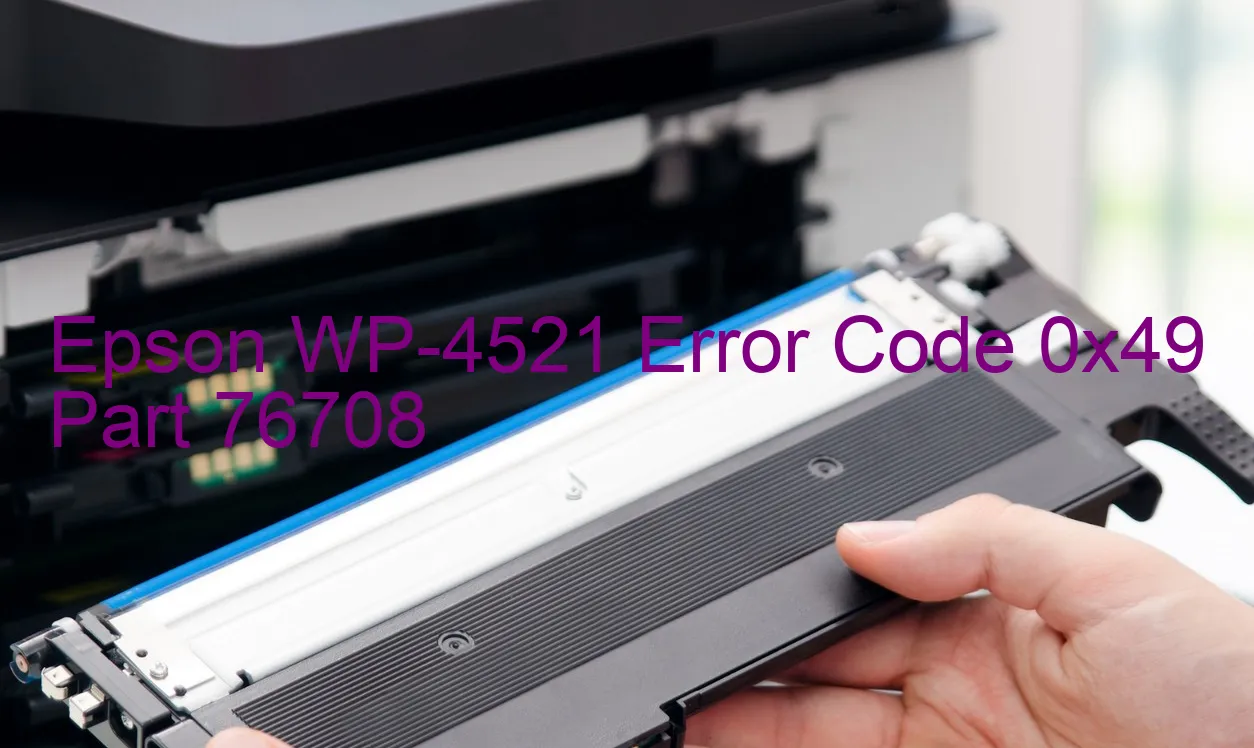 Epson WP-4521 Código de error 0x49