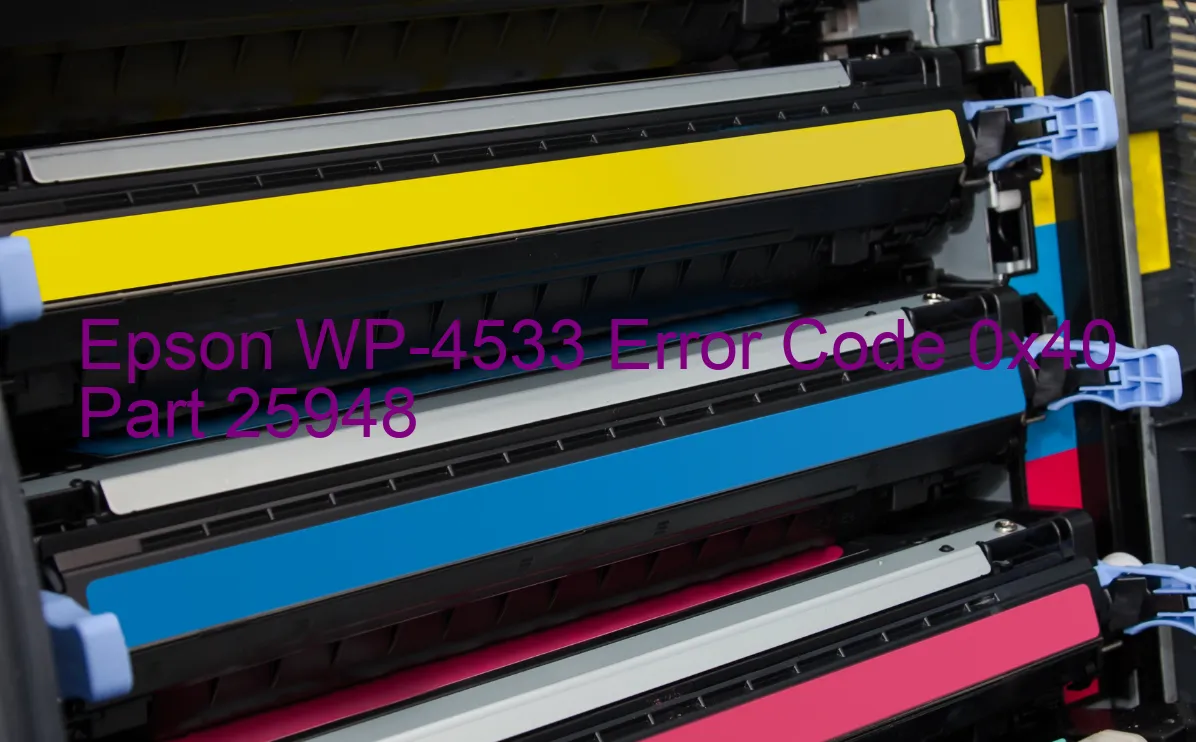 Epson WP-4533 Código de error 0x40