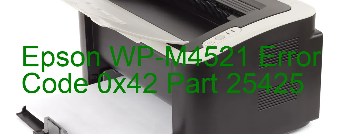 Epson WP-M4521 Código de error 0x42