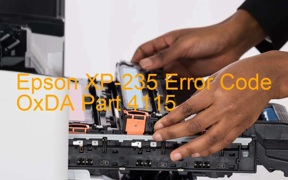 Epson XP-235 Código de error OxDA