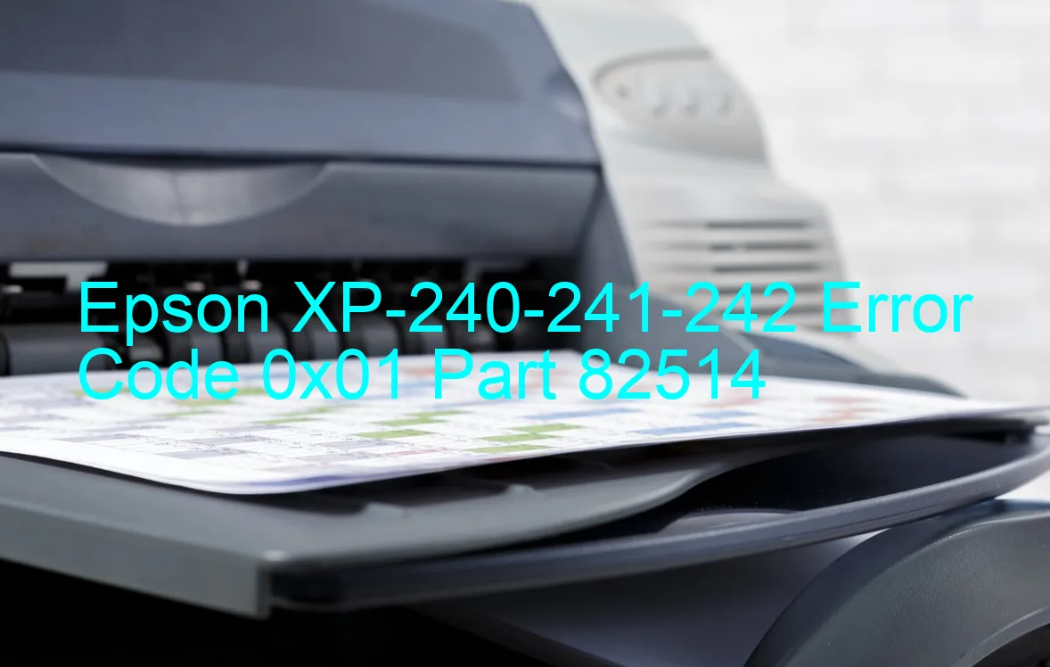 Epson XP-240-241-242 Código de error 0x01