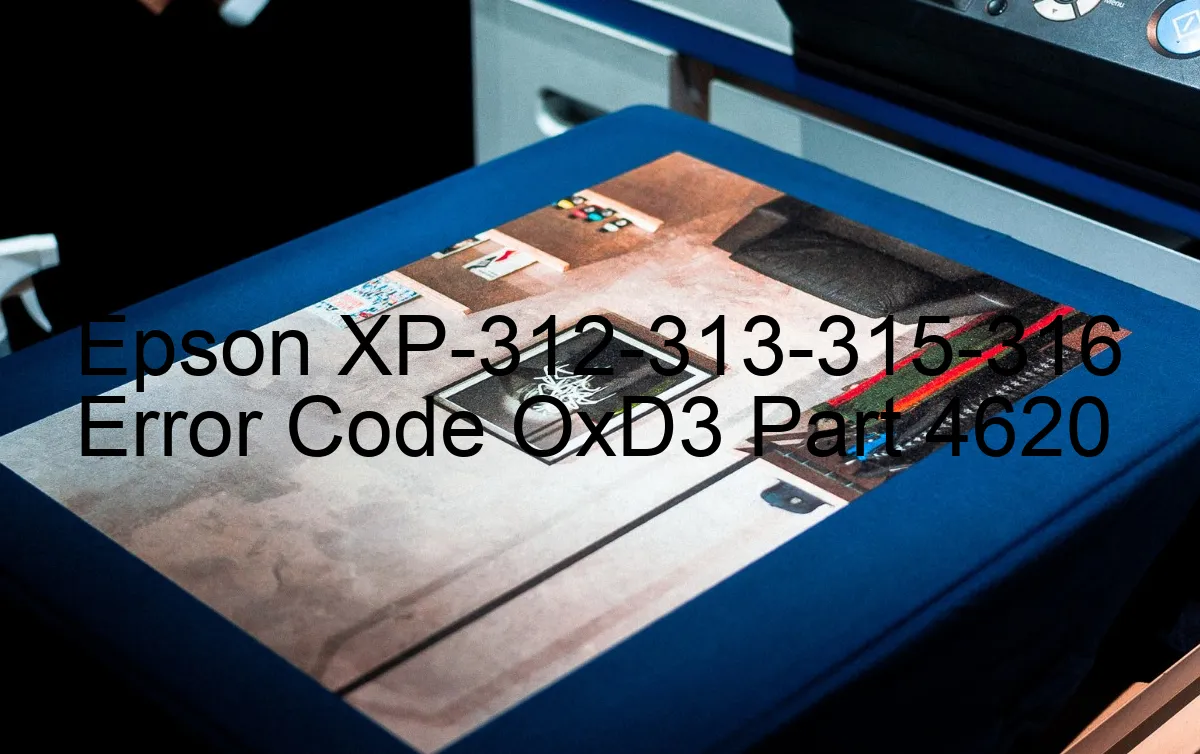 Epson XP-312-313-315-316 Código de error OxD3