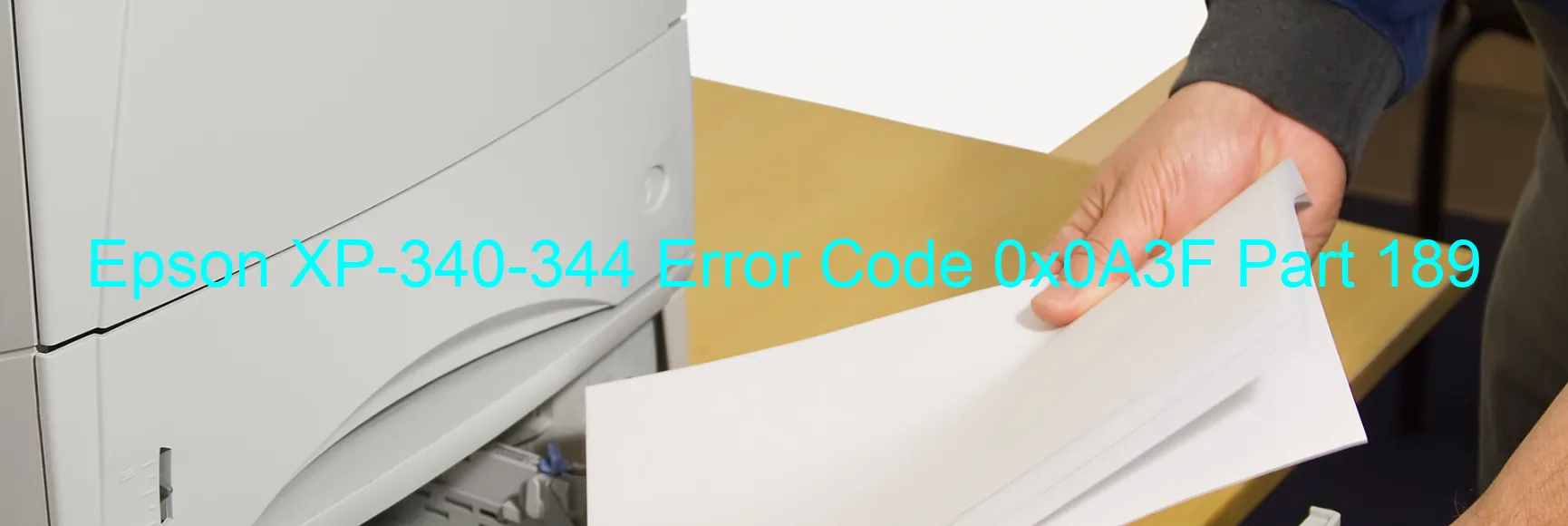 Epson XP-340-344 Código de error 0x0A3F