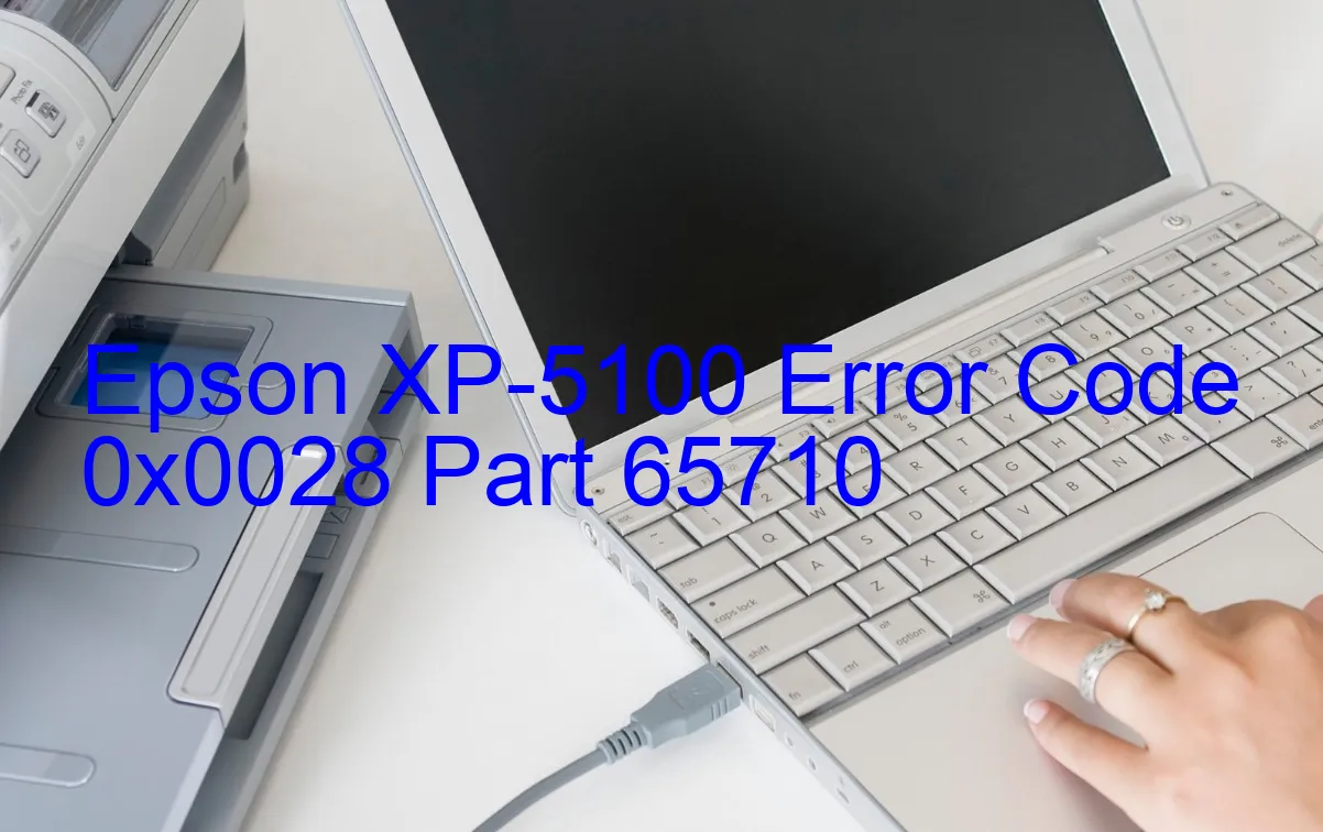 Epson XP-5100 Código de error 0x0028