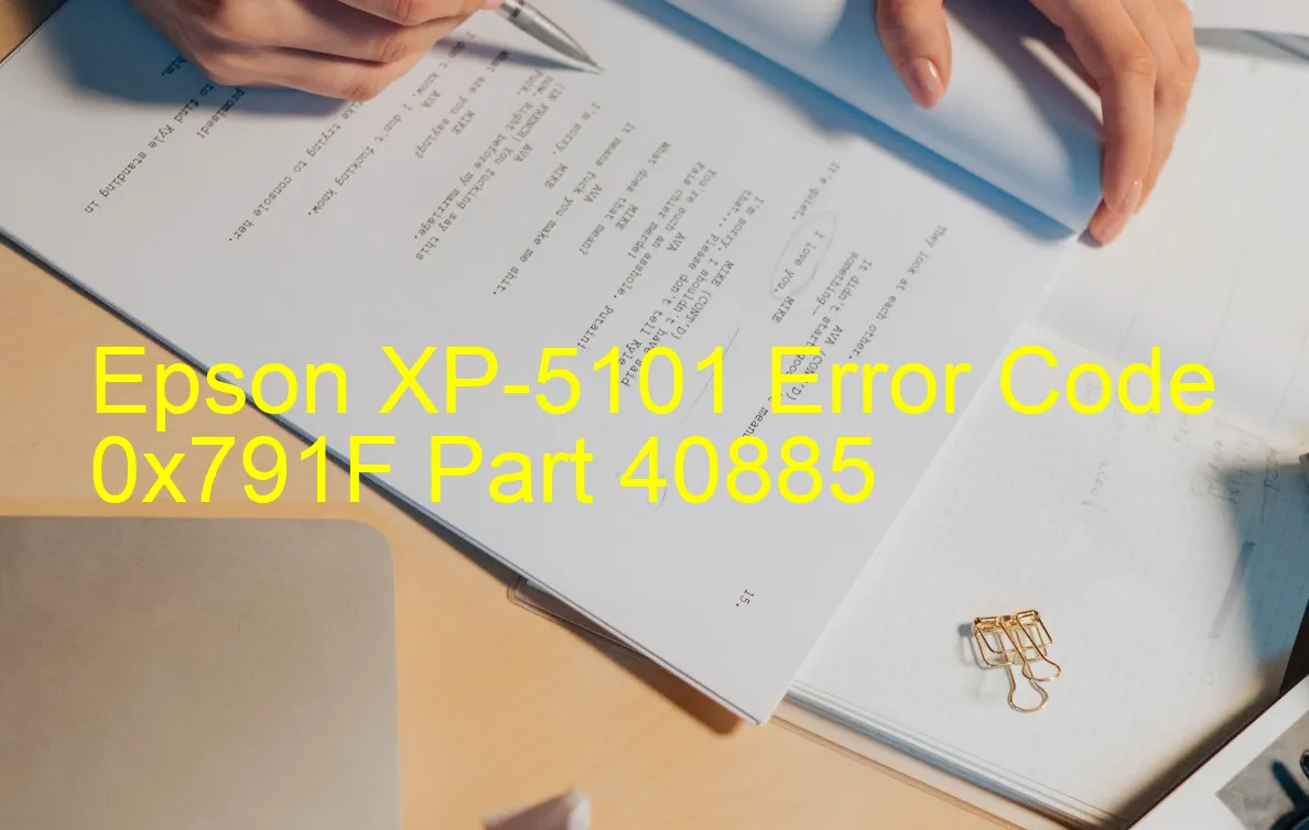 Epson XP-5101 Código de error 0x791F