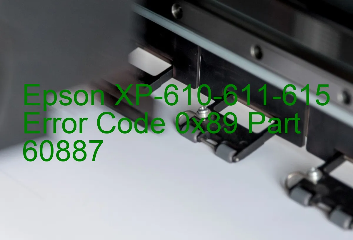 Epson XP-610-611-615 Código de error 0x89